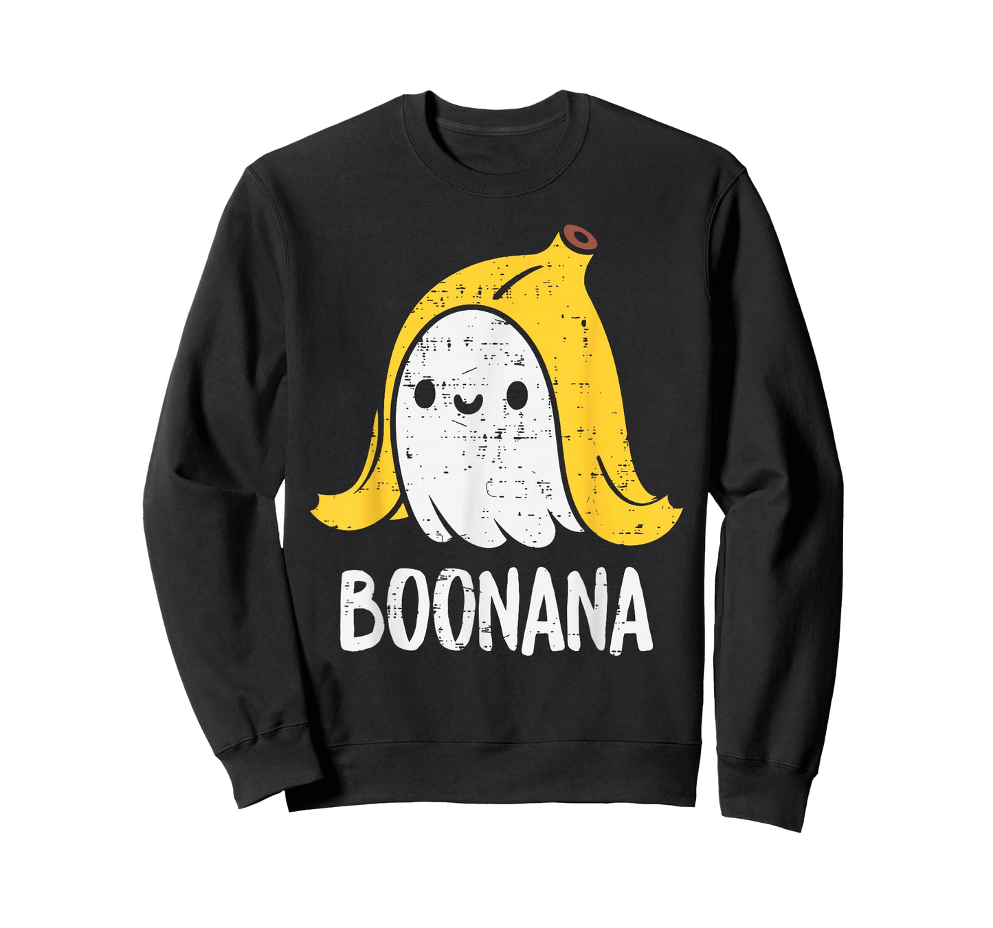 Cute Ghost Banana Halloween Costume Funny Kids Women Boonana T-Shirt