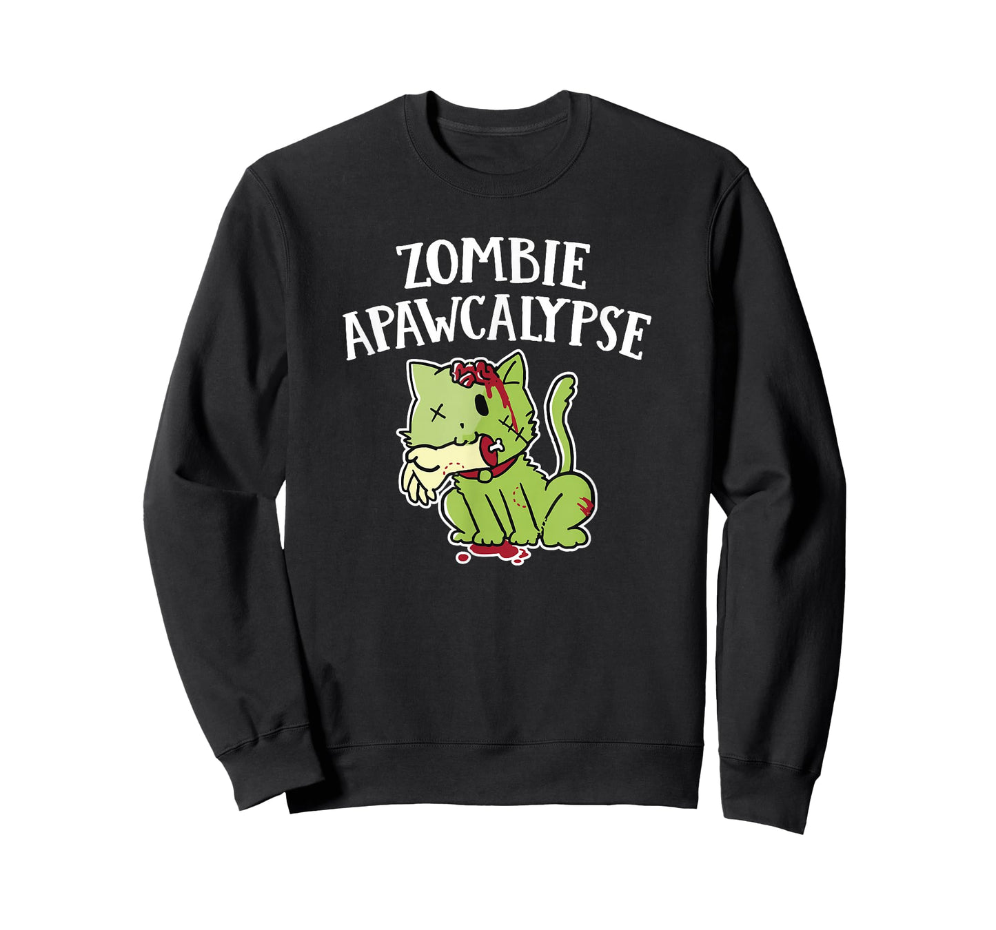 Zombie Apawcalypse Cute Kitten Zombie T Shirt T-Shirt