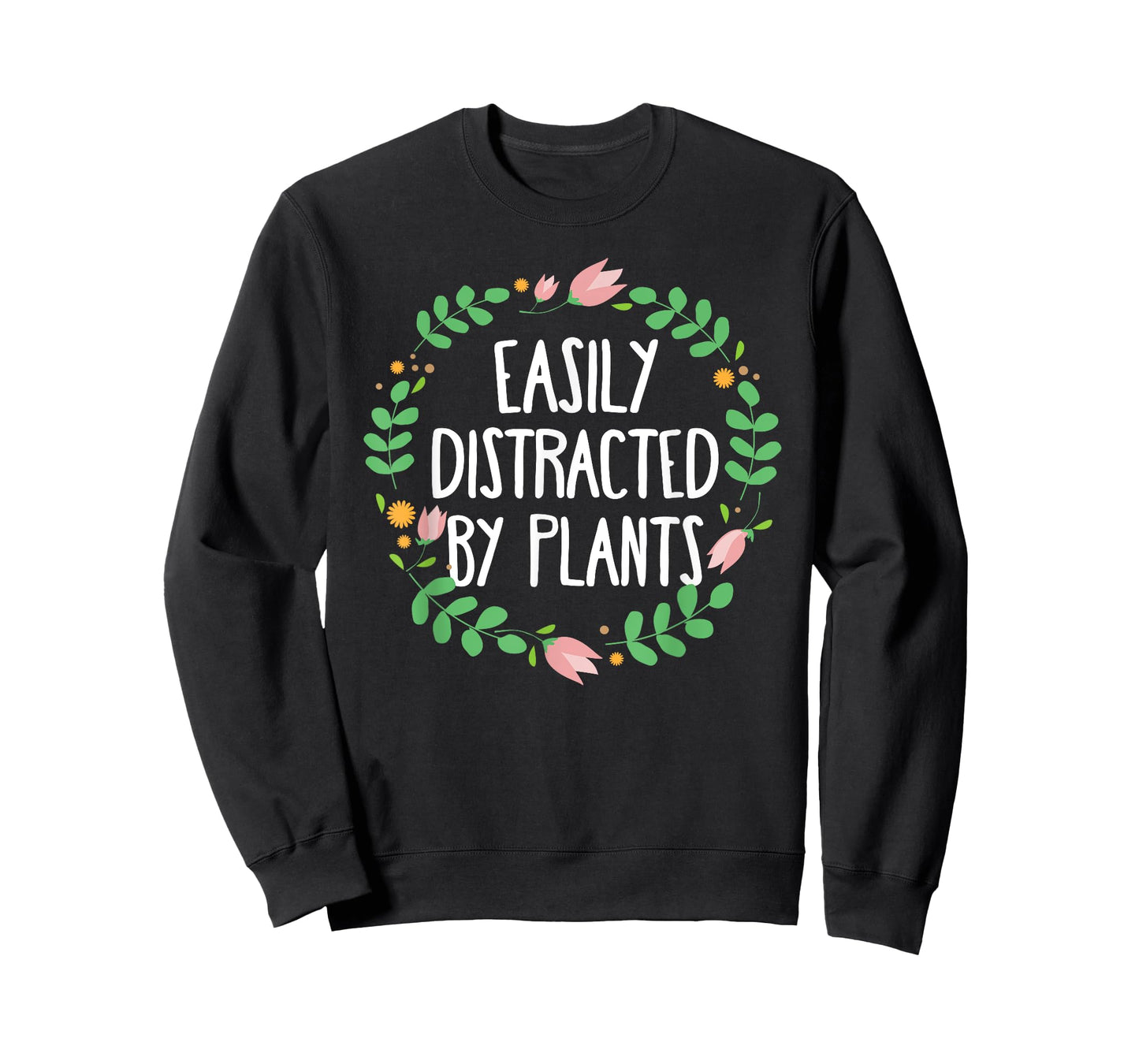 Cute Easily Distracted By Plants Gardening Gift T-Shirt