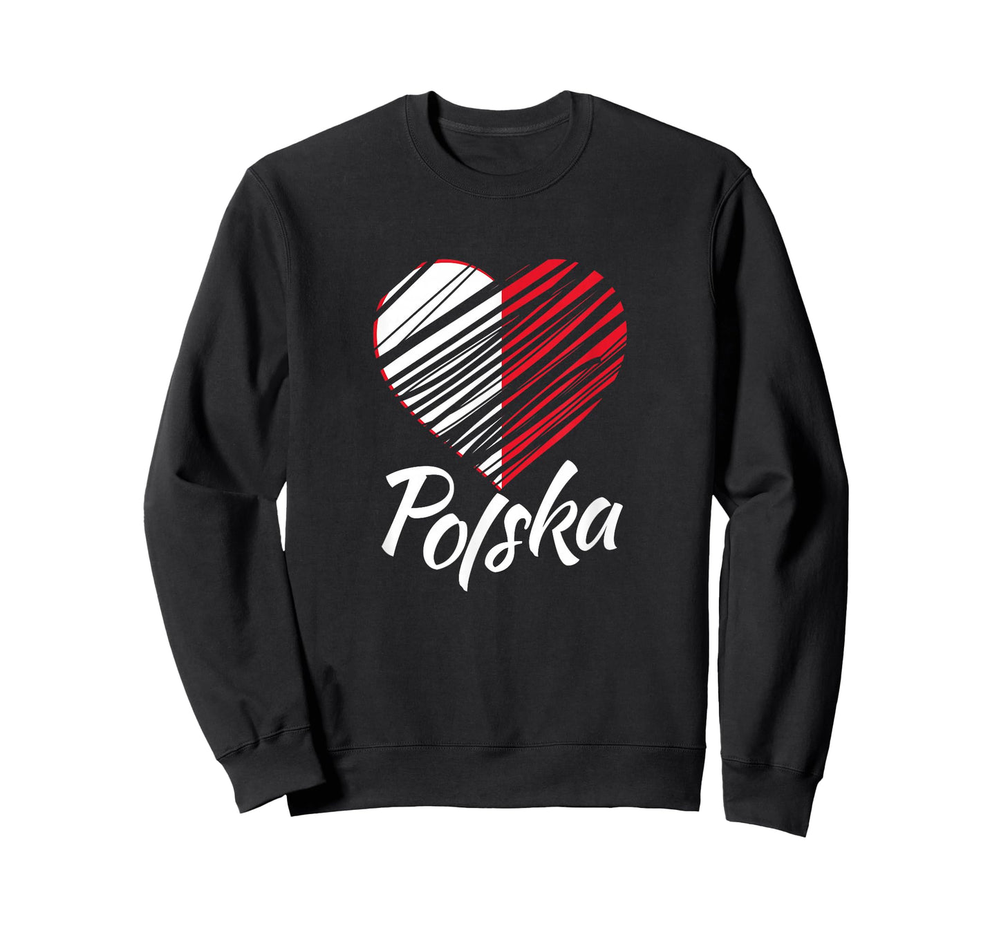 Polish American Heart T-Shirt Poland Polska Shirt T-Shirt