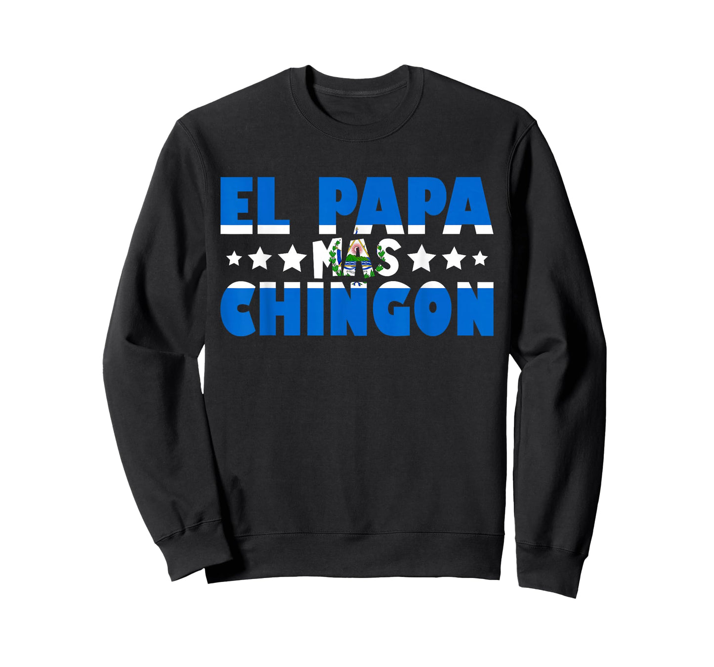 El Papa Mas Chingon El Salvador Flag Dad Funny Father's Day T-Shirt