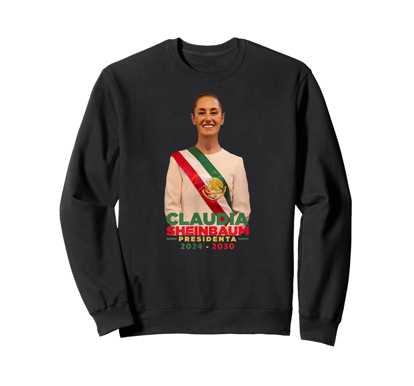 Claudia Sheinbaum Presidenta Mexico Banda Bandera 2024 2030 T-Shirt