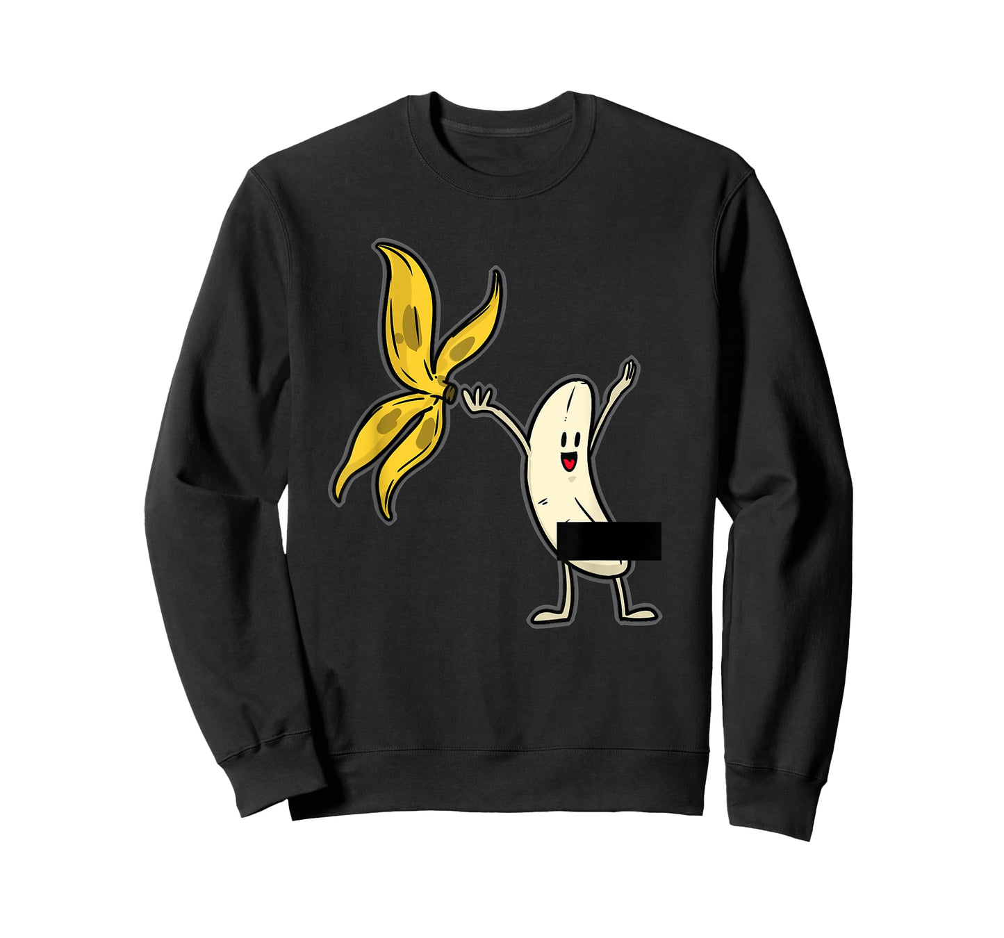 Banana Shirt Banana Striptease Censored Naked Fruit Adult T-Shirt