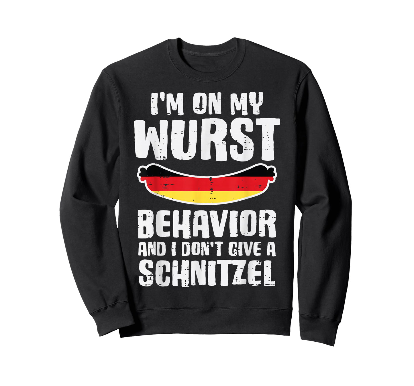 On My Wurst Behavior Dont Give Schnitzel Funny Oktoberfest T-Shirt