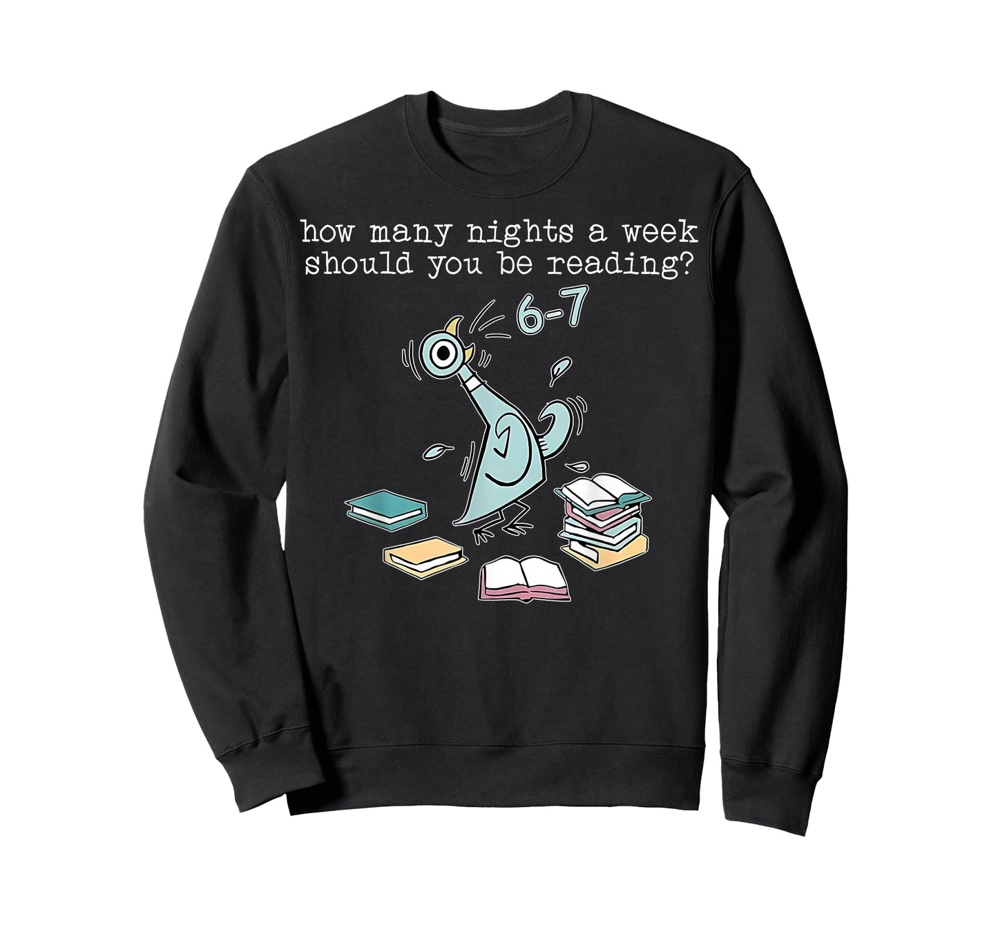 Teacher 67 How Many Nights A Week Should You Be Reading 6-7 T-Shirt