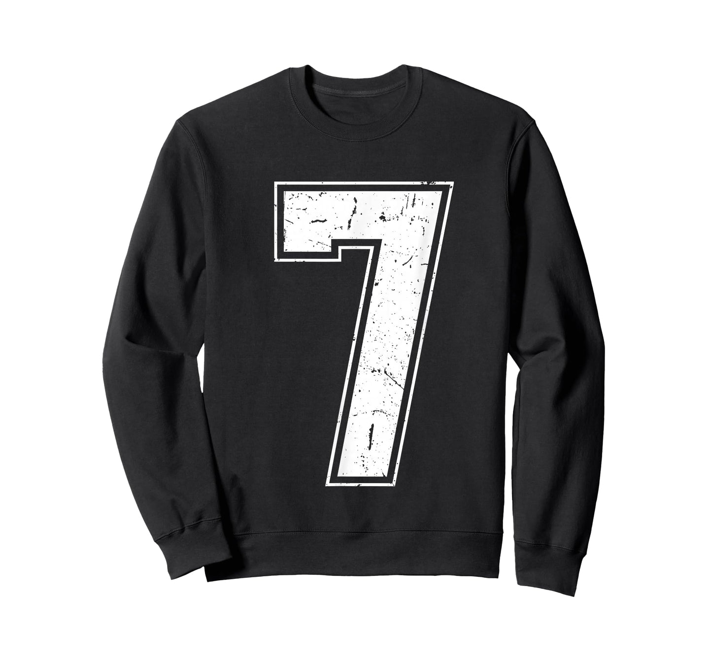 Number 7 Matching Costume 67 Meme Costume Distressed Retro T-Shirt