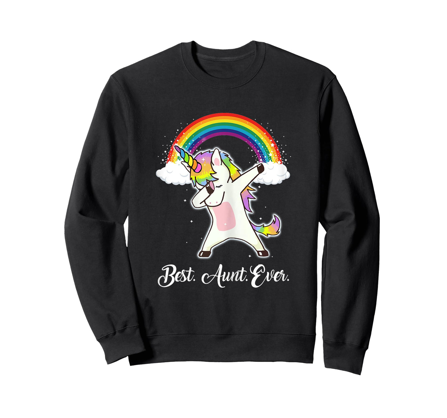 Rainbow Unicorn Aunt Shirt Best Aunt Ever T-Shirt