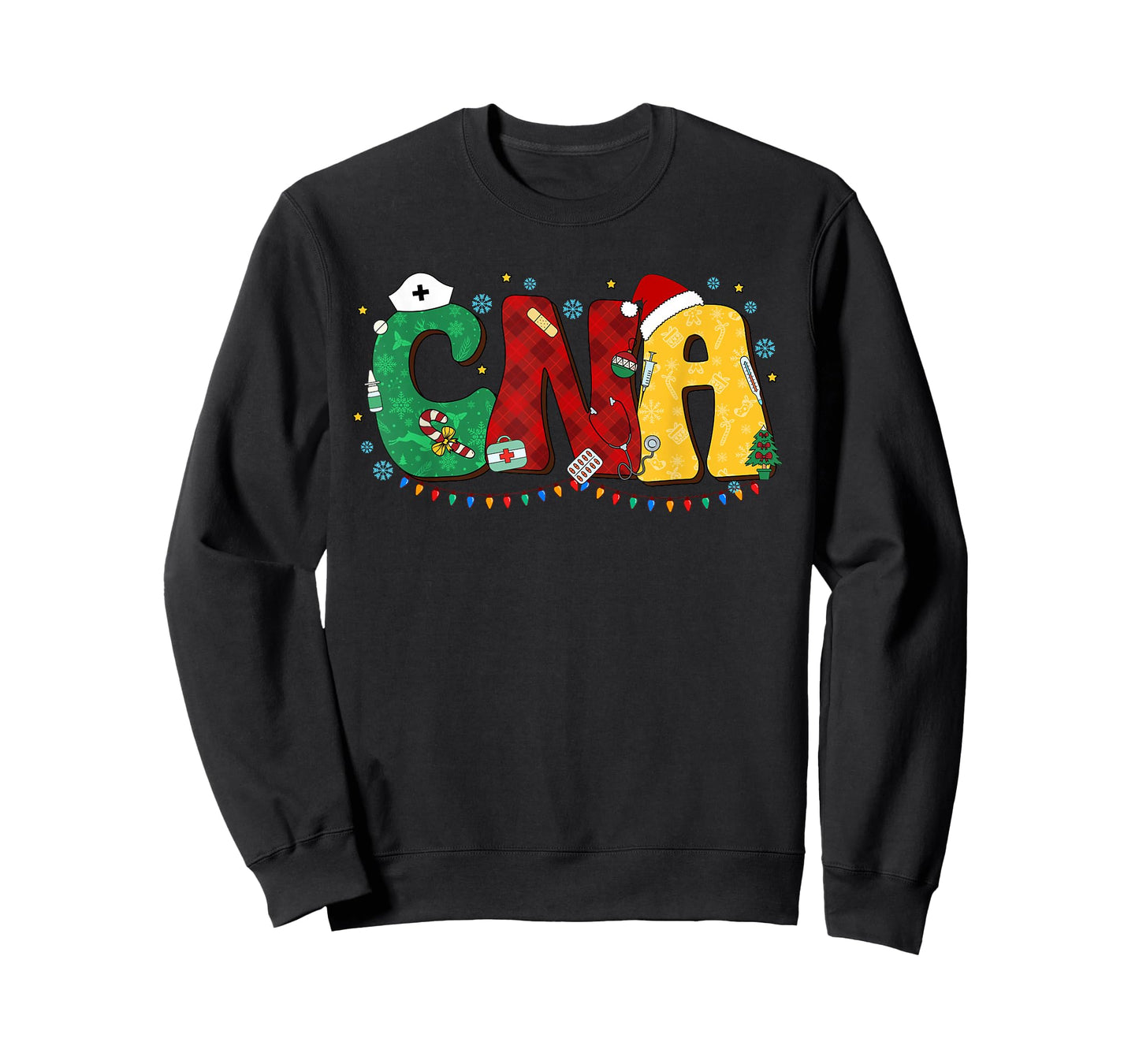 CNA Christmas Certified Nurse Assistant Nursing Aide Holiday T-Shirt