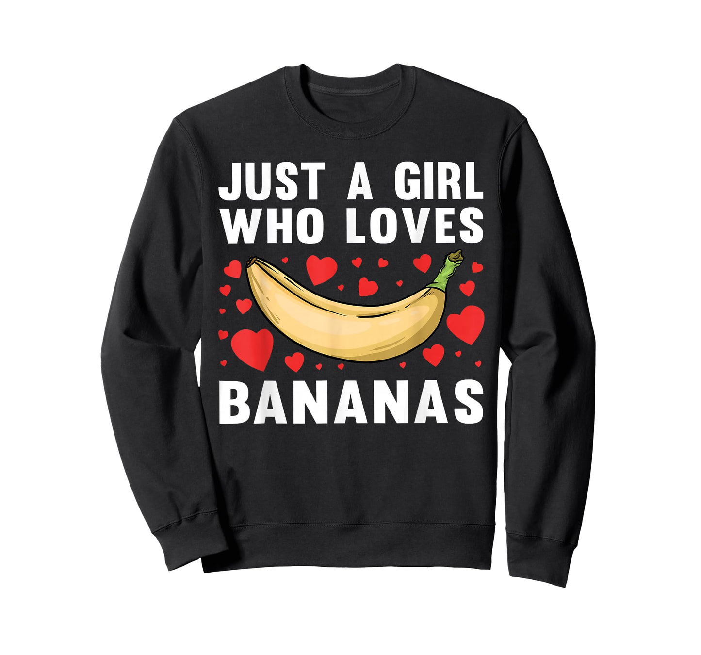 Cute Banana Design for Girls Women Kids Fruit Banana Lovers T-Shirt