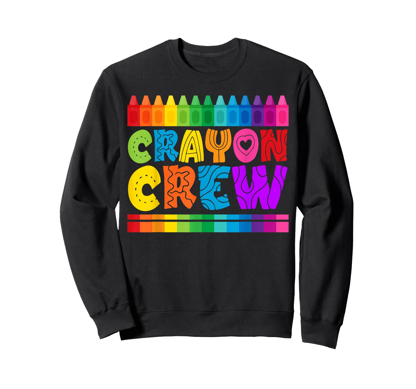 Crayon Crew Coloring Artistic Drawing Color T-Shirt