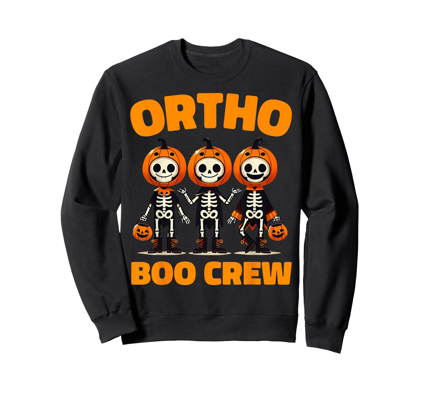 Cute Ortho Squad Spooky Ortho Orthopedic Boo Crew Halloween T-Shirt