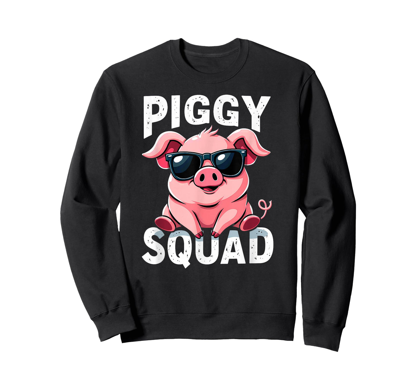 Cute Pig with Sunglasses Piggy Squad Farmer T-Shirt