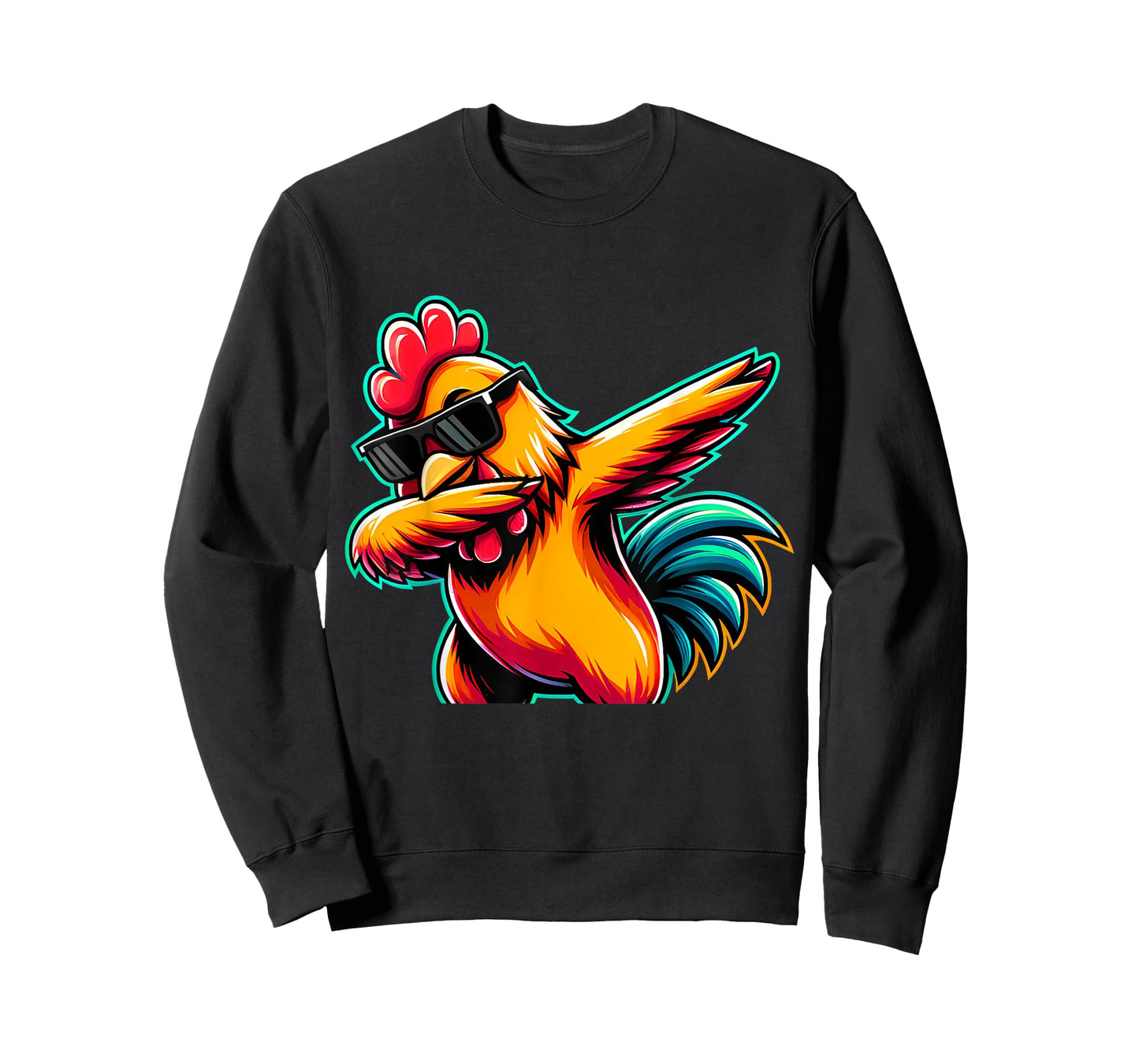 Cute Chicken Lover Men Women Youth Kids Boys Dabbing Chicken T-Shirt