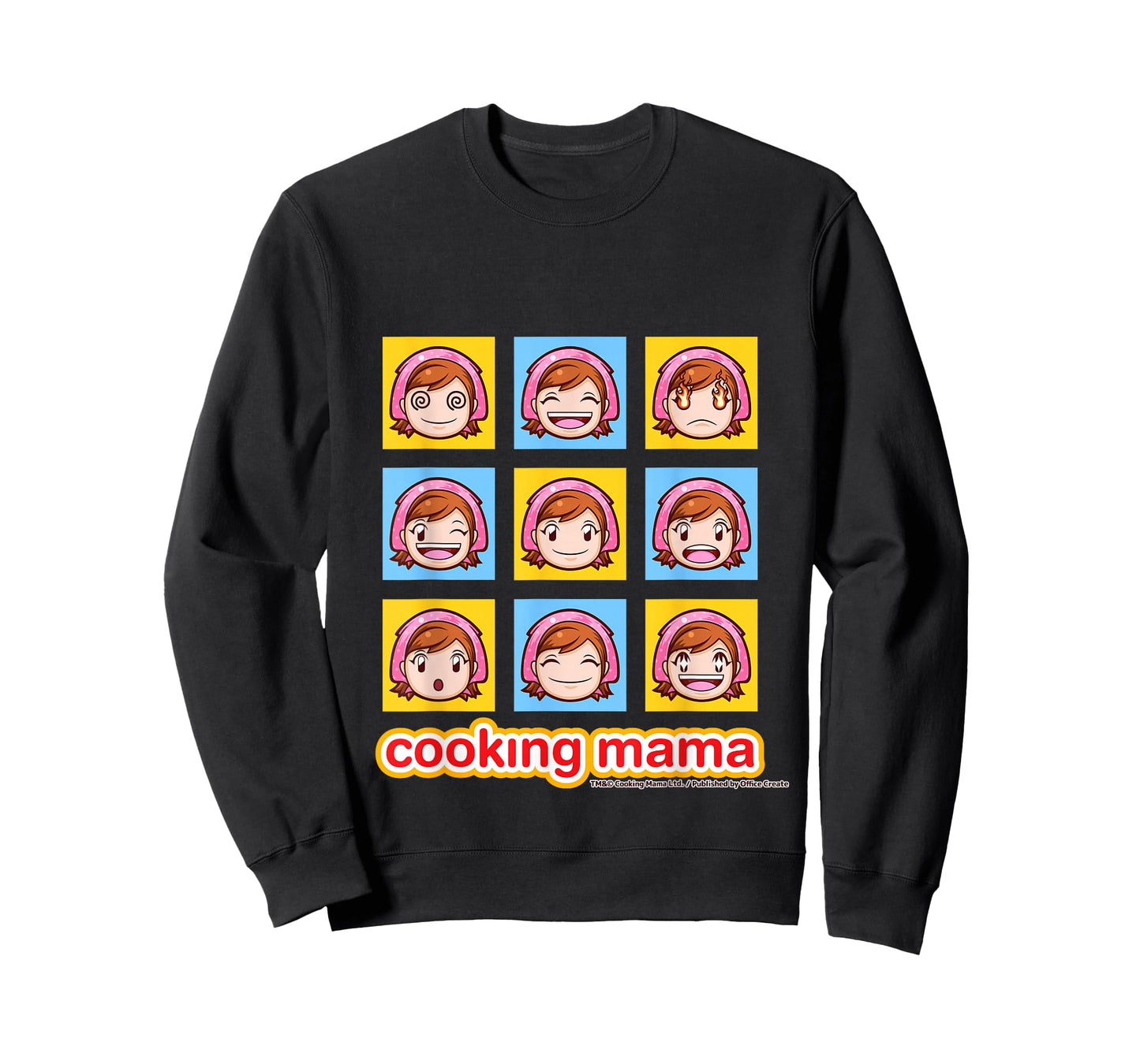 Cooking Mama Faces T-Shirt color T-Shirt
