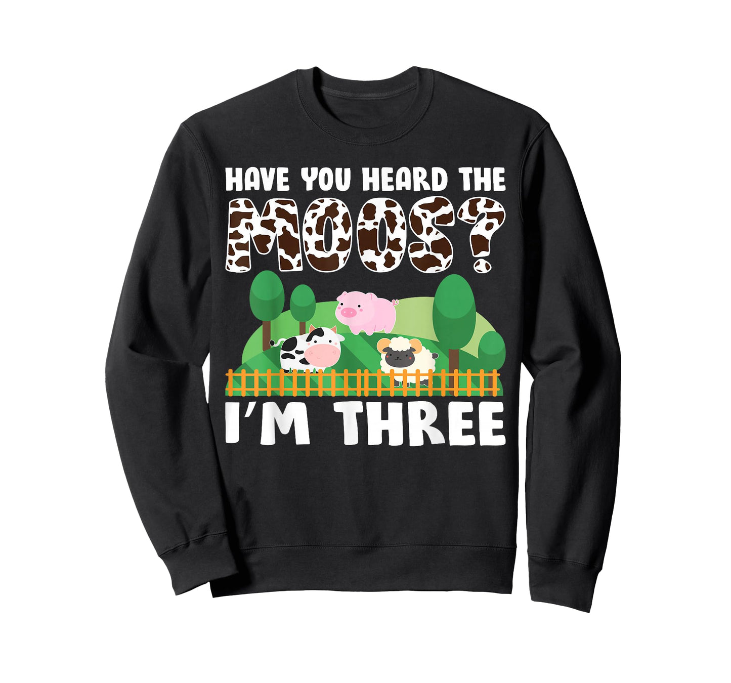 3rd Birthday 3 Year Old Farm Theme Animals Birthday Party T-Shirt