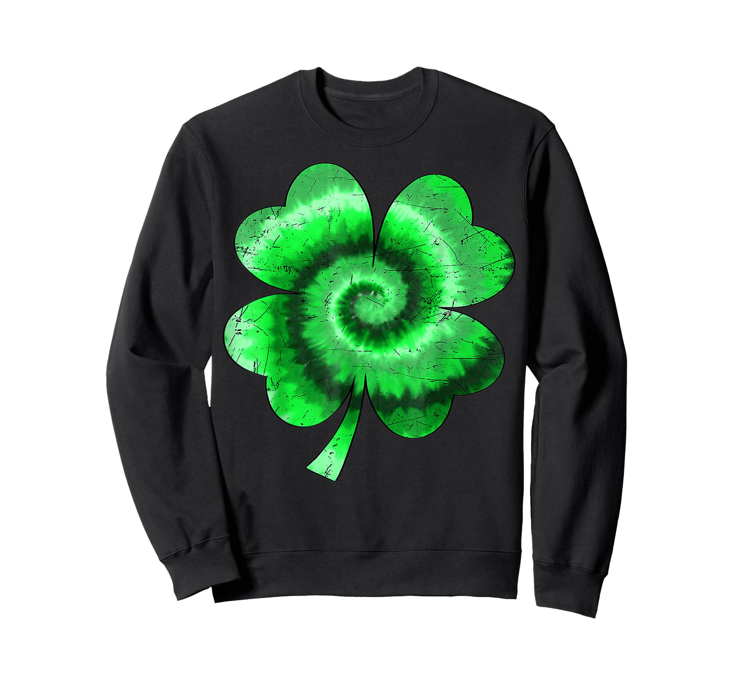 Irish Shamrock Tie Dye Happy St Patrick's Day Go Lucky Gifts T-Shirt