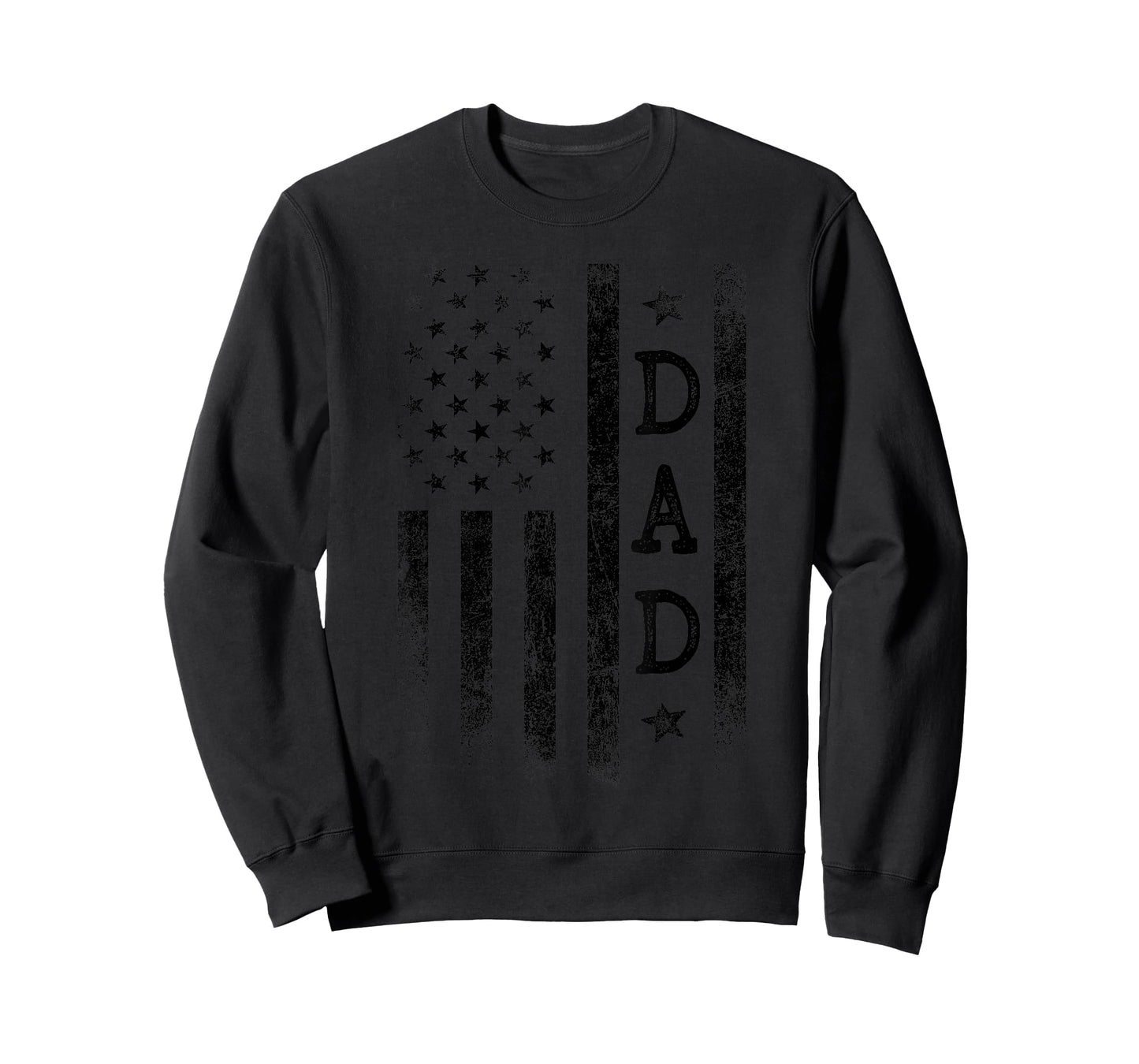 Dad Patriotic American USA Flag Father's Day Dad T-Shirt