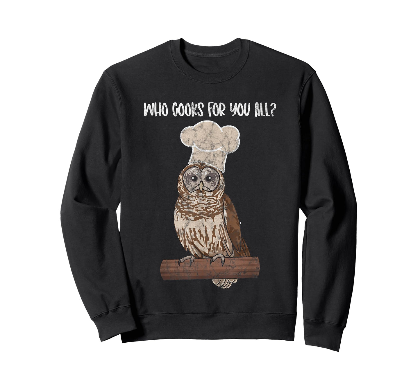 Barred Owl Chef owl lover, bird fan birder T-Shirt