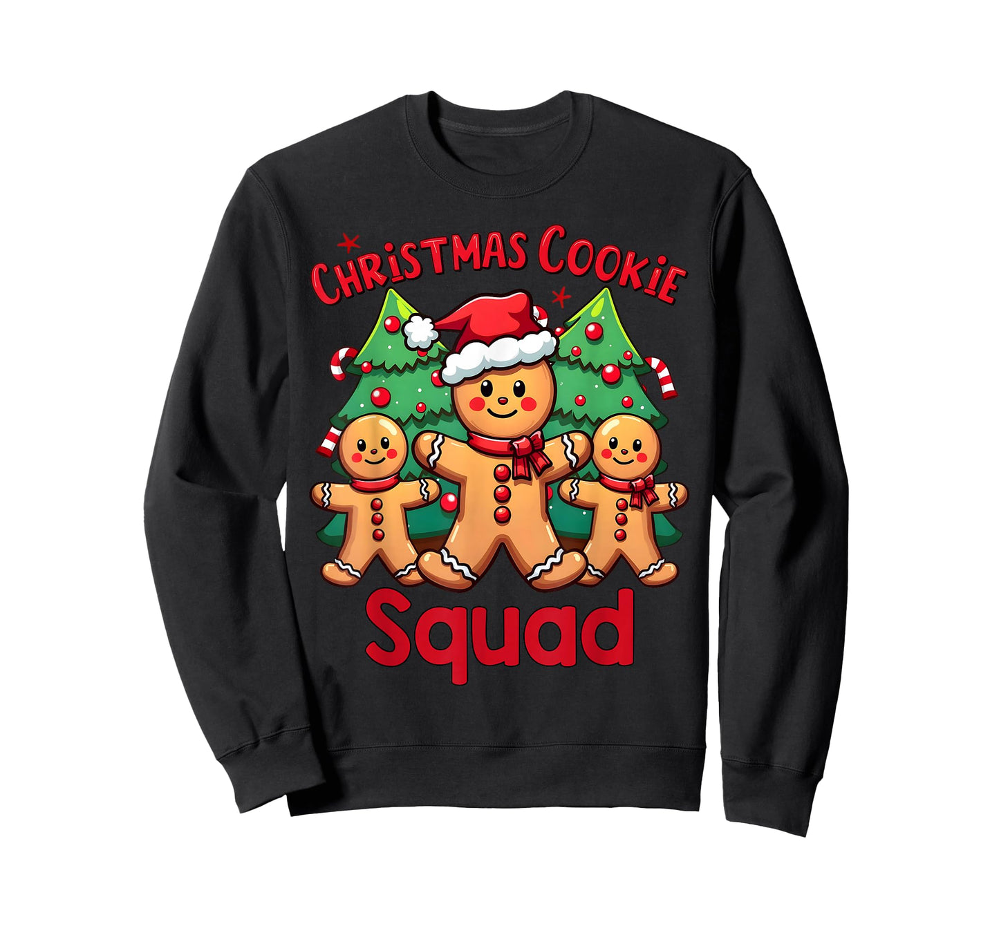 Christmas Cookie Squad Festive Gingerbread Holiday Matching T-Shirt