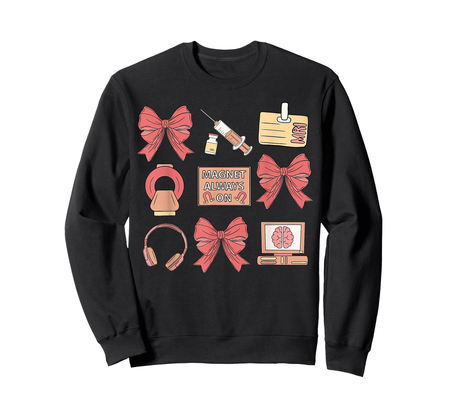 Cute MRI Tech Bow Coquette MRI Technologist Radiology X Ray T-Shirt