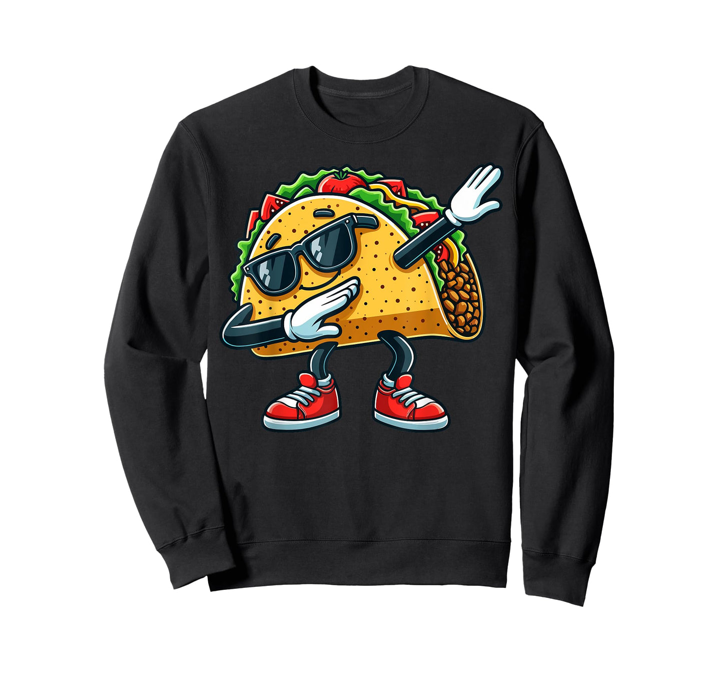 Dabbing Taco Cinco de Mayo - Funny Mexican Food Dab T-Shirt