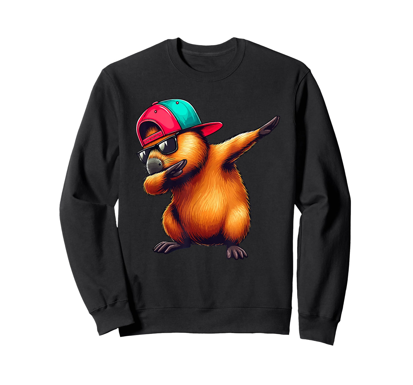 Cute Dabbing Capybara Boys Men Toddler Fun Capy Lover Kids T-Shirt