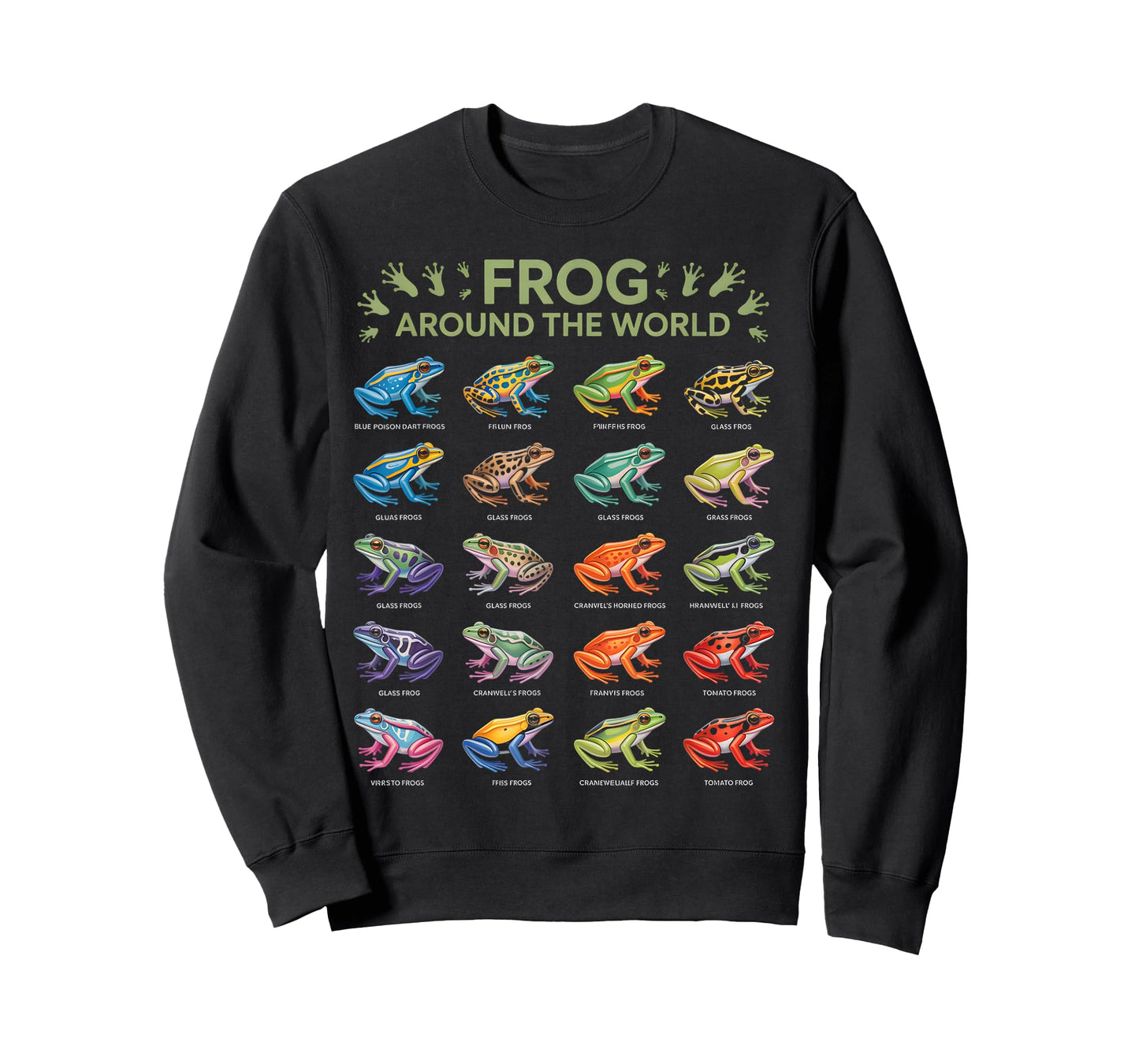 Frogs Around The World Educational Types of Frogs T-Shirt