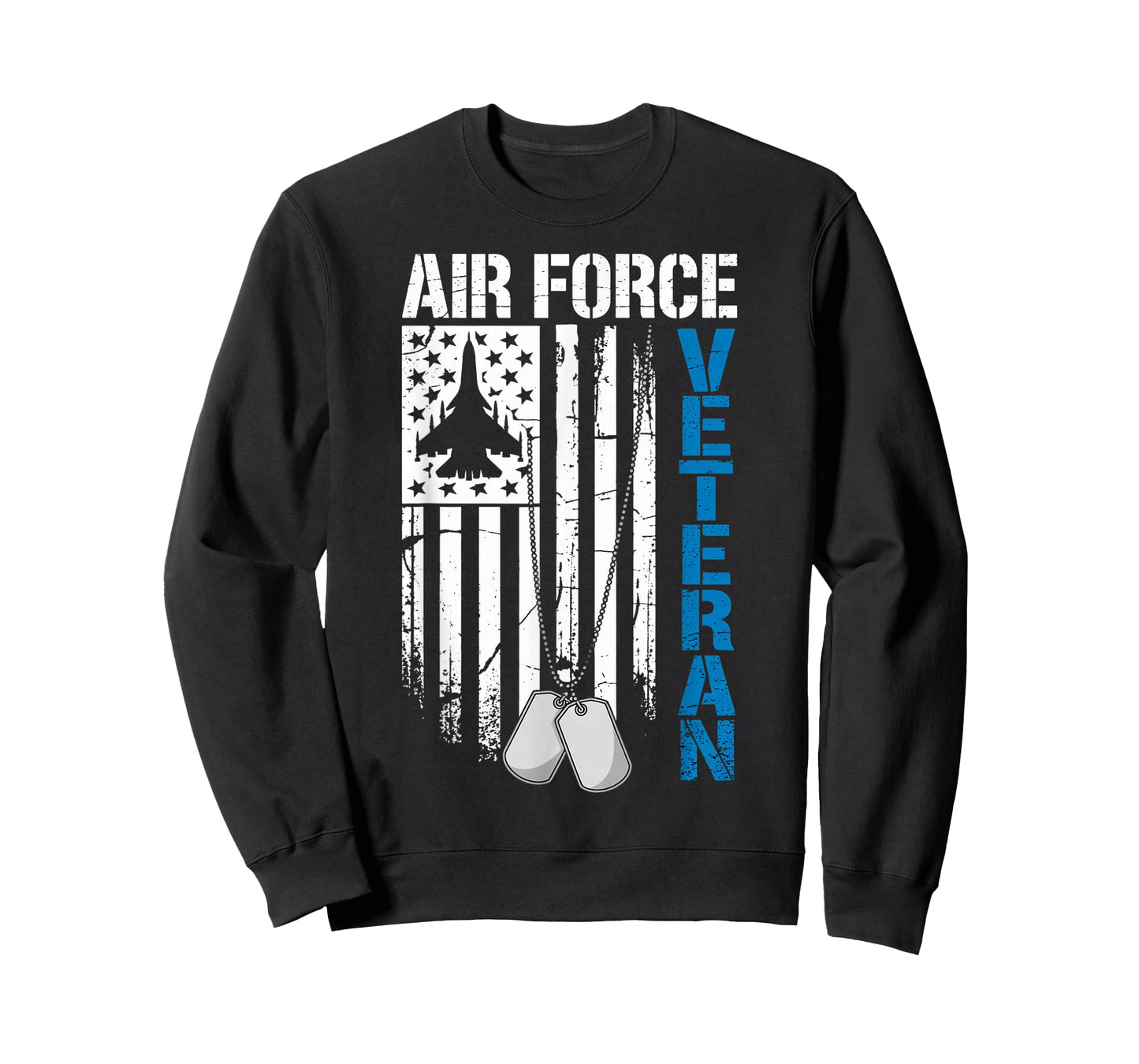 Air Force American USA Flag Patriotic Fighter Pilot Veteran T-Shirt