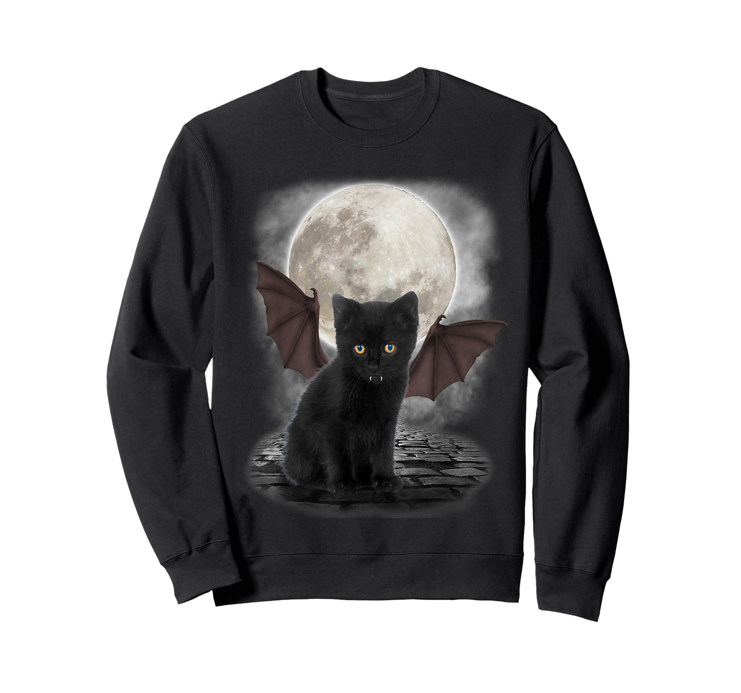 Gothic Bat Cat Shirt Vampire Funny Gifts Cats Lover T-Shirt T-Shirt