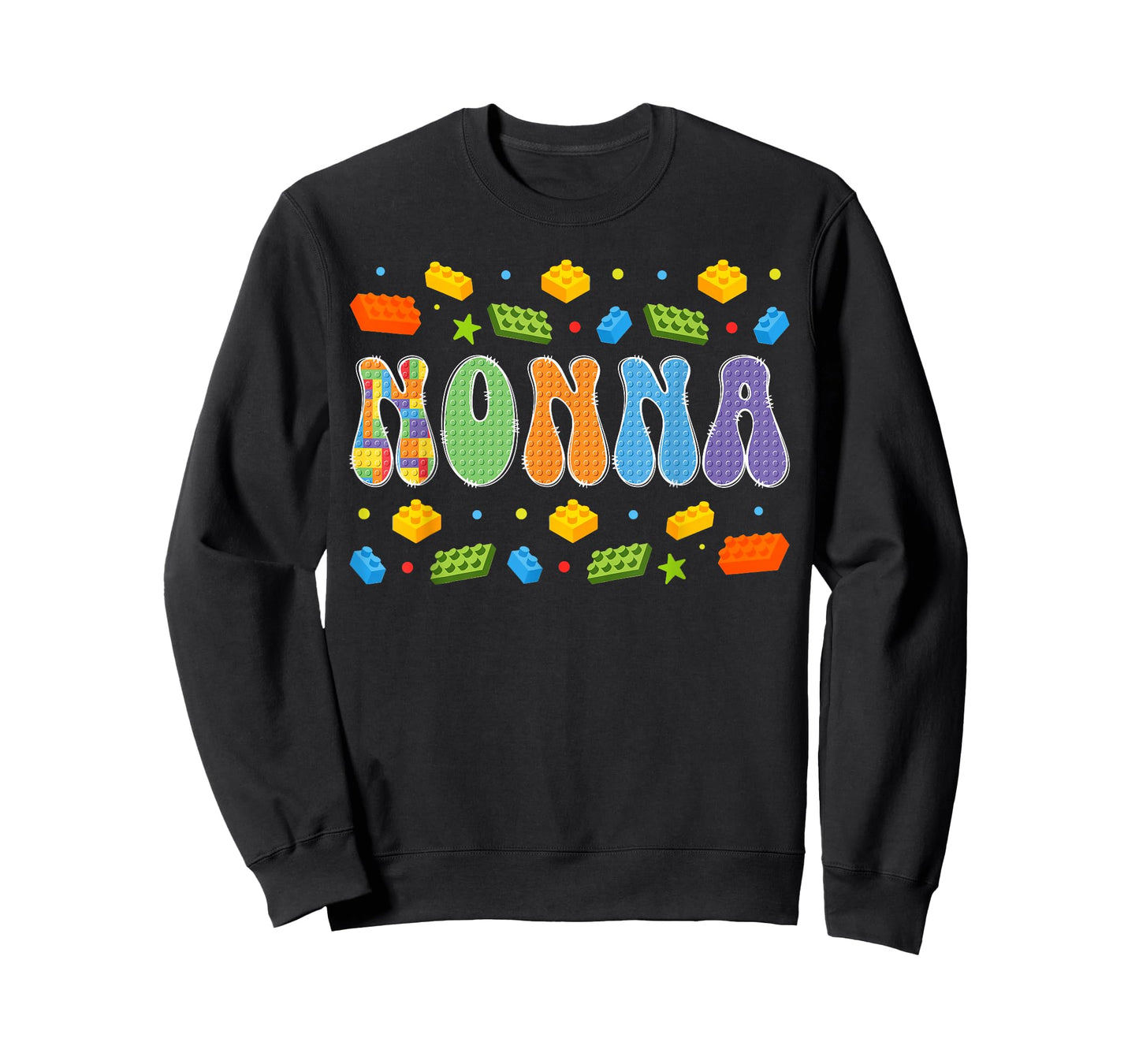 Nonna Building Bricks Block Master Builder Matching T-Shirt