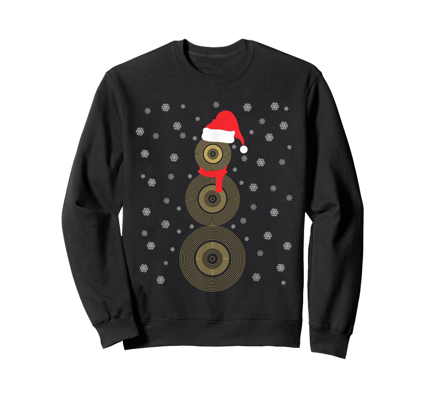 Cymbal Snowman Festive Holiday Christmas Party Musical T-Shirt
