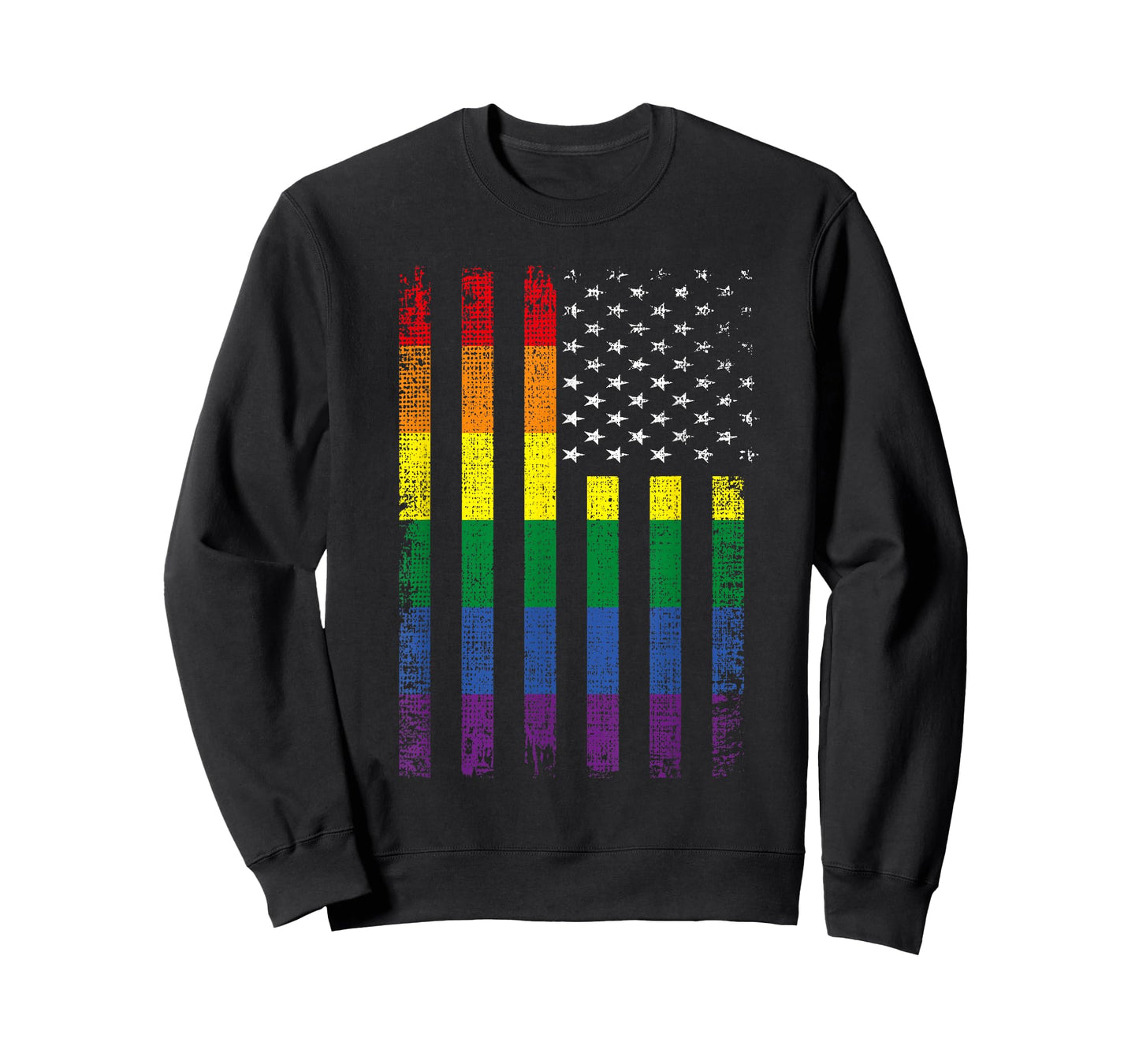 Gay Pride American Flag LGBT Support LGBTQ Lesbian T-Shirt for Women Kids Men