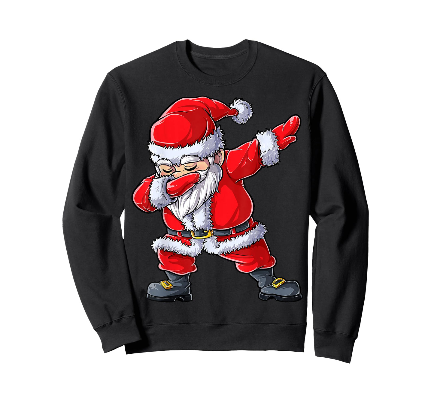 Dabbing Santa Claus Christmas Boys Men Funny Xmas Dab Dance T-Shirt