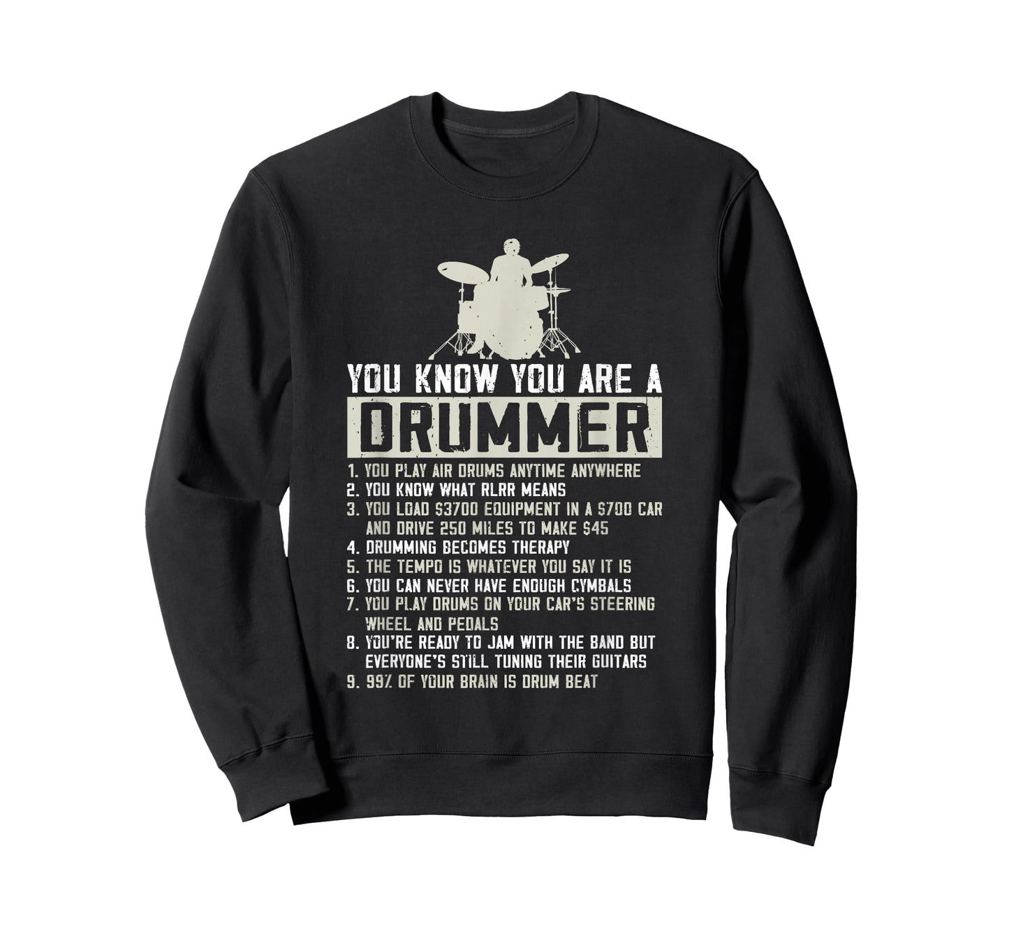 Drummer Drumming Lover Drum Player Percussion Percussionist T-Shirt