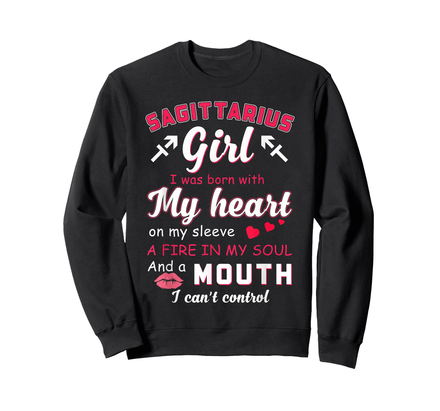 Sagittarius Girl Funny Quote with Zodiac Sign Birthday T-Shirt