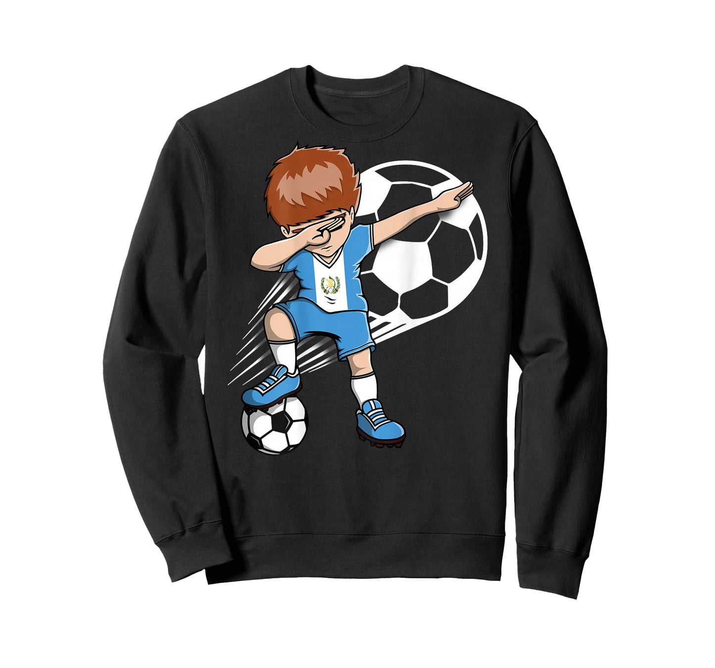 Dabbing Soccer Boy Guatemala Jersey Guatemalan Football Fans T-Shirt