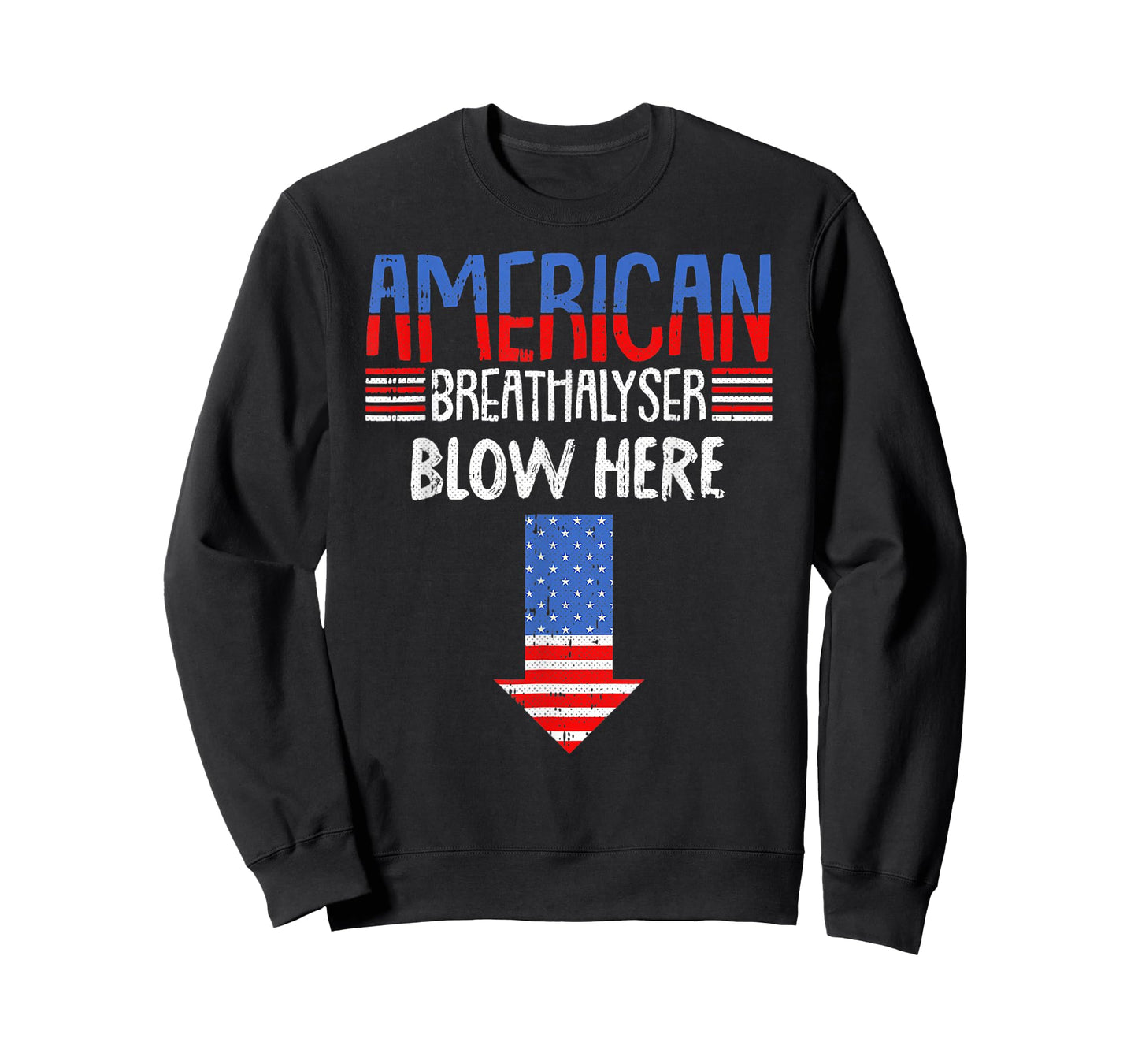 Breathalyzer 4th of July Funny American Flag Patriotic T-Shirt