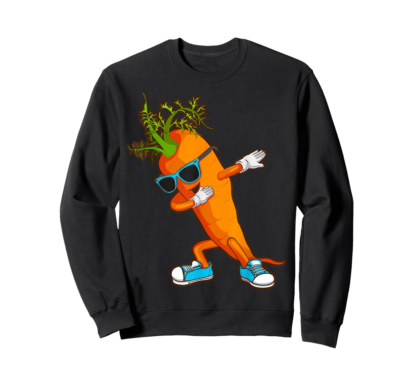 Funny Dabbing Carrot Gift | Cute Vegetable Lover Men Women T-Shirt