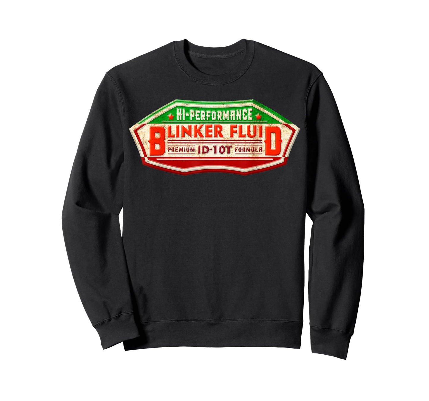 "BLINKER FLUID" Idiot Formula Gag Gift T-shirt for Mechanics