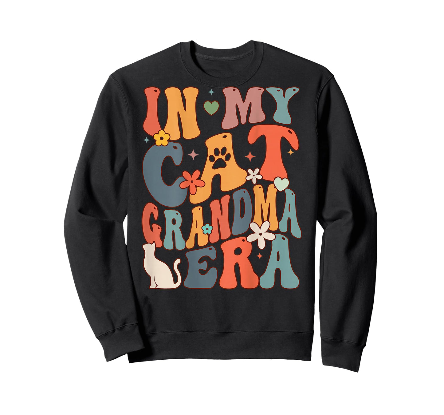 Funny in My Cat Grandma Era Cute Cat Grandma for Women T-Shirt