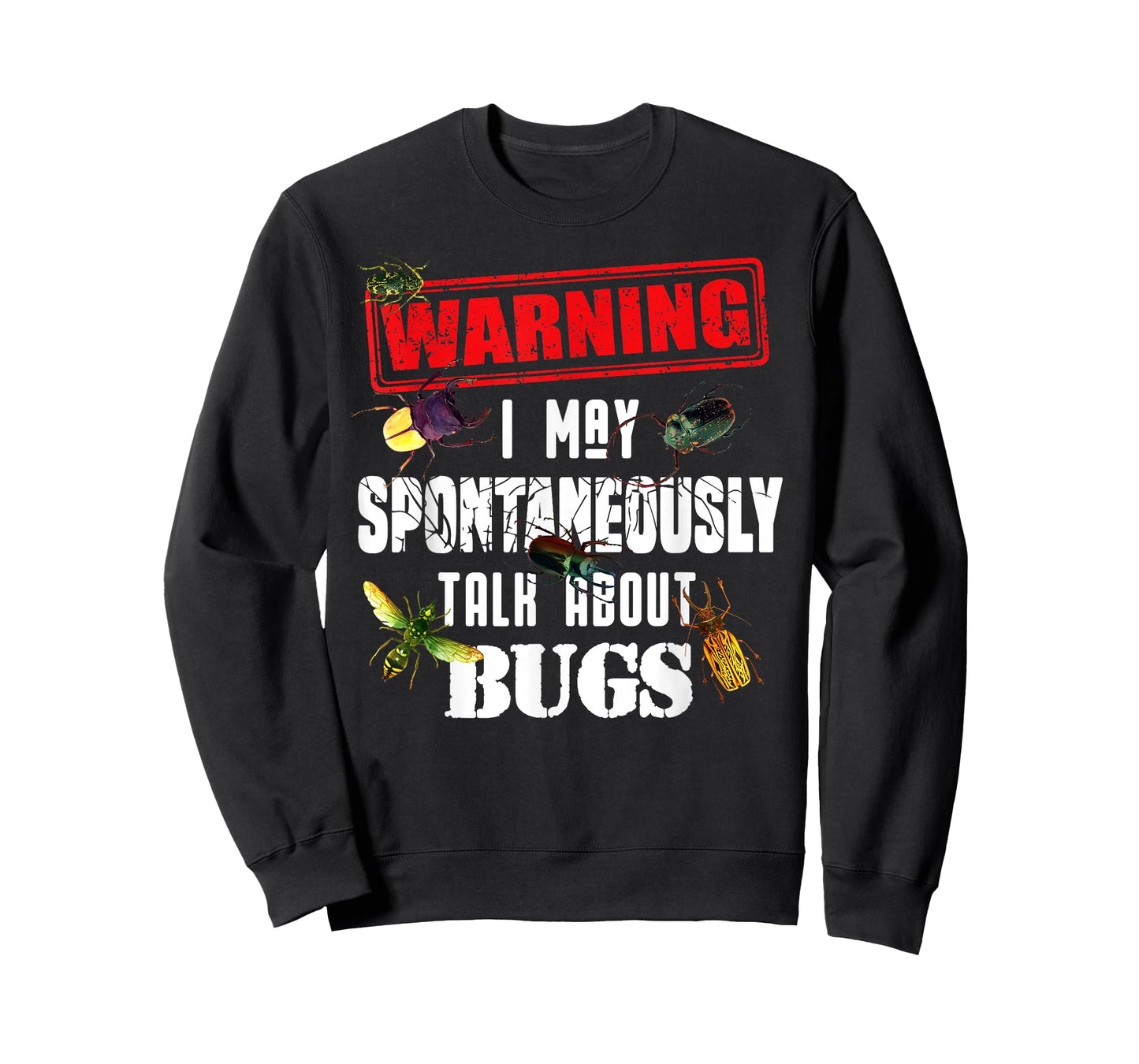 Cool Warning Talk About Bugs Funny Insect Collector Boy Gift T-Shirt
