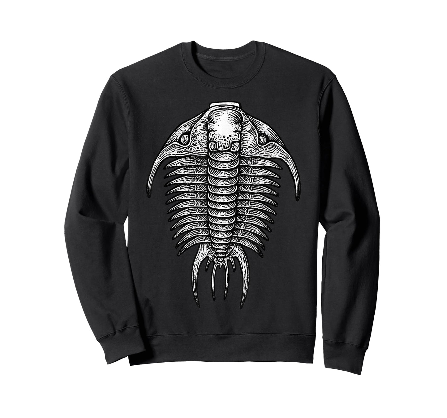Trilobite Fossil Ancient Arthropod Dorsal View Paleontology T-Shirt