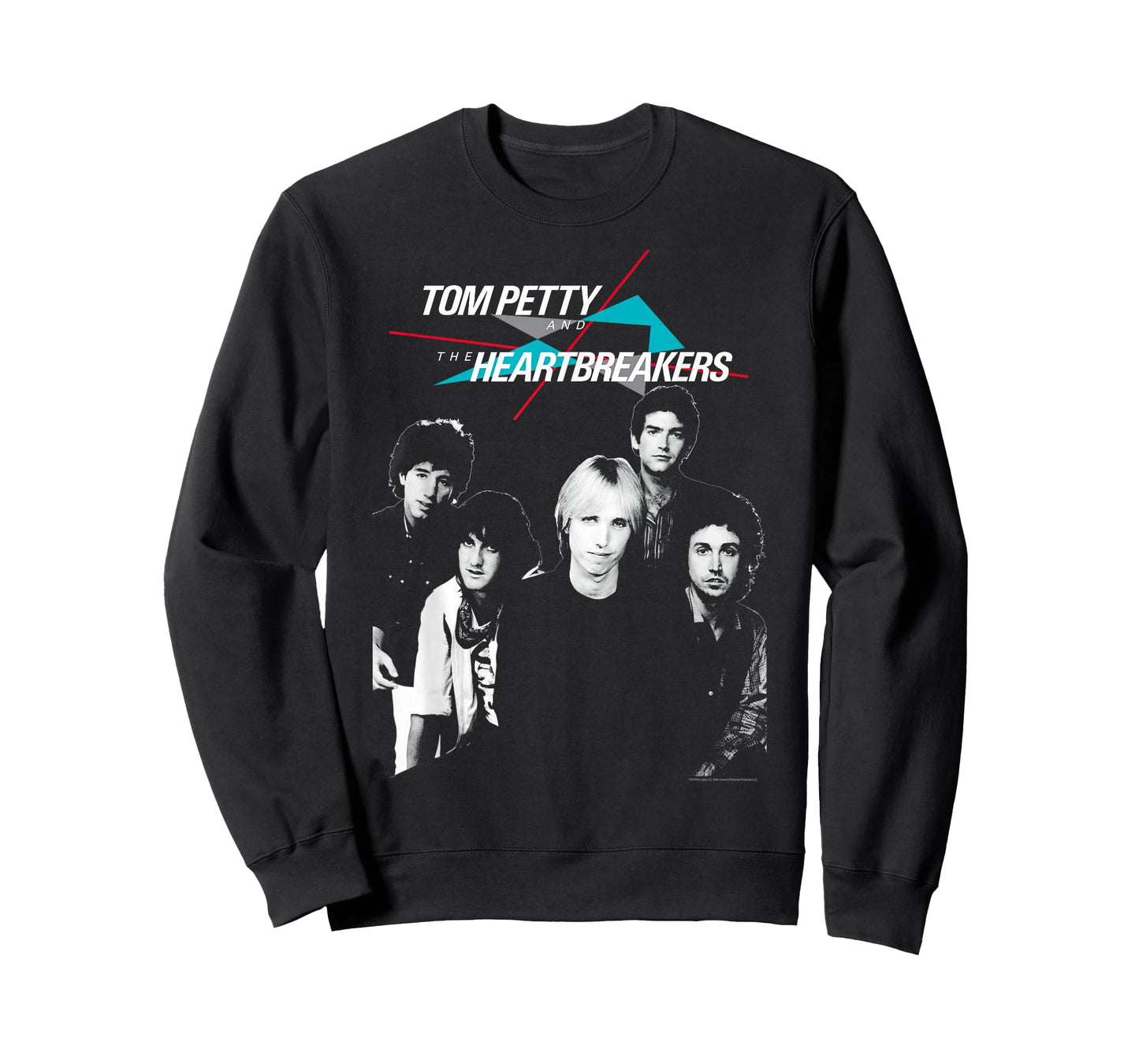 Tom Petty Women's Black Modern Music T-Shirt