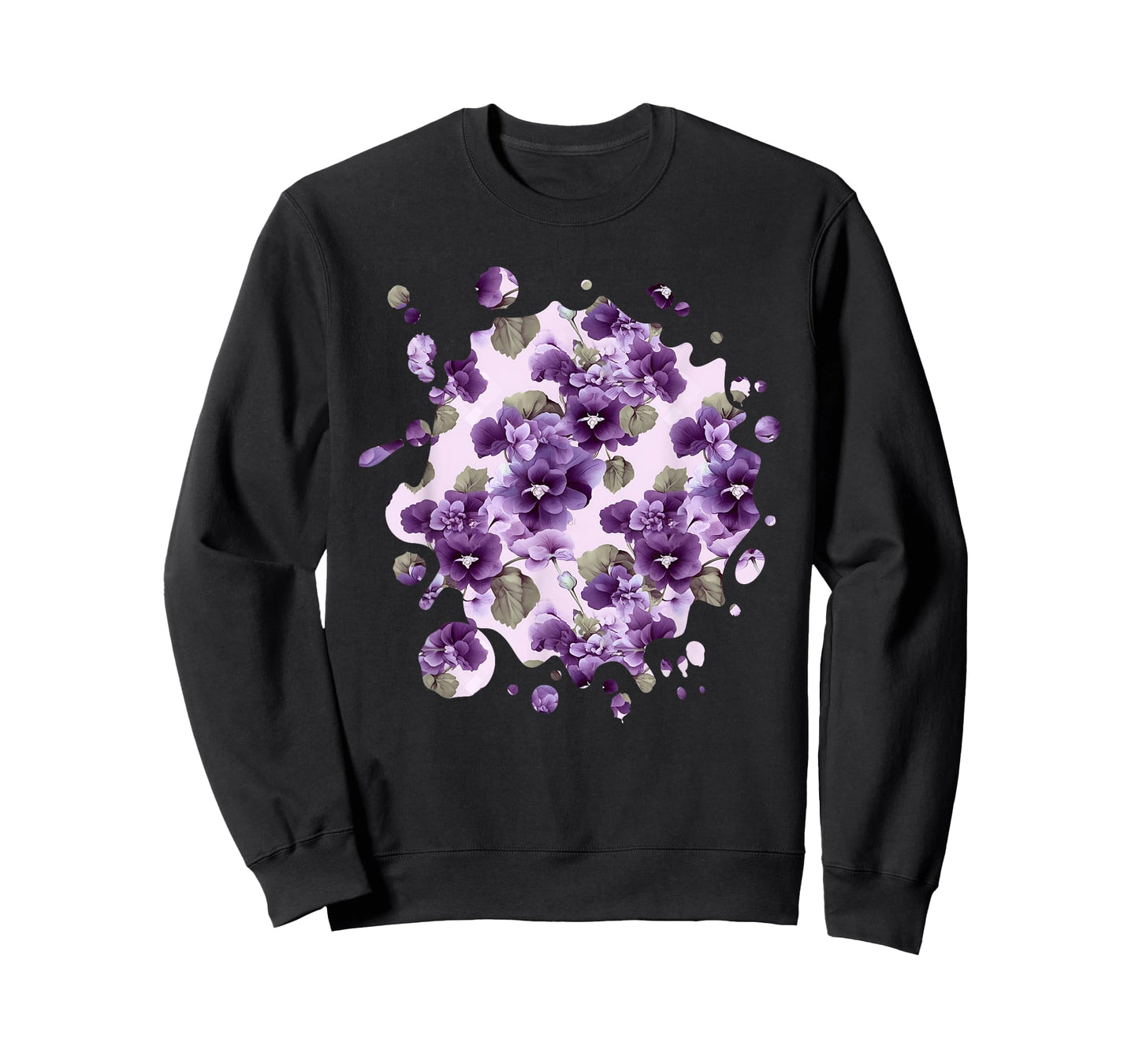 Cute African Violet Inspired Flower Plant Lover Gardener T-Shirt