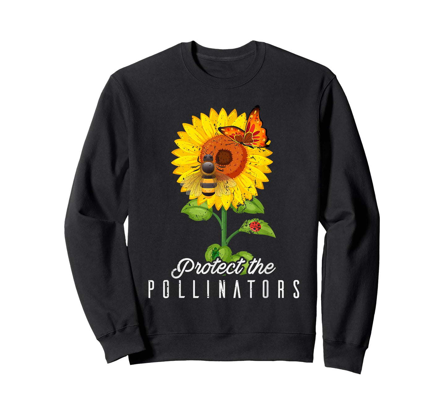 Cool Protect Pollinators Save the bees Sunflower T- shirt T-Shirt