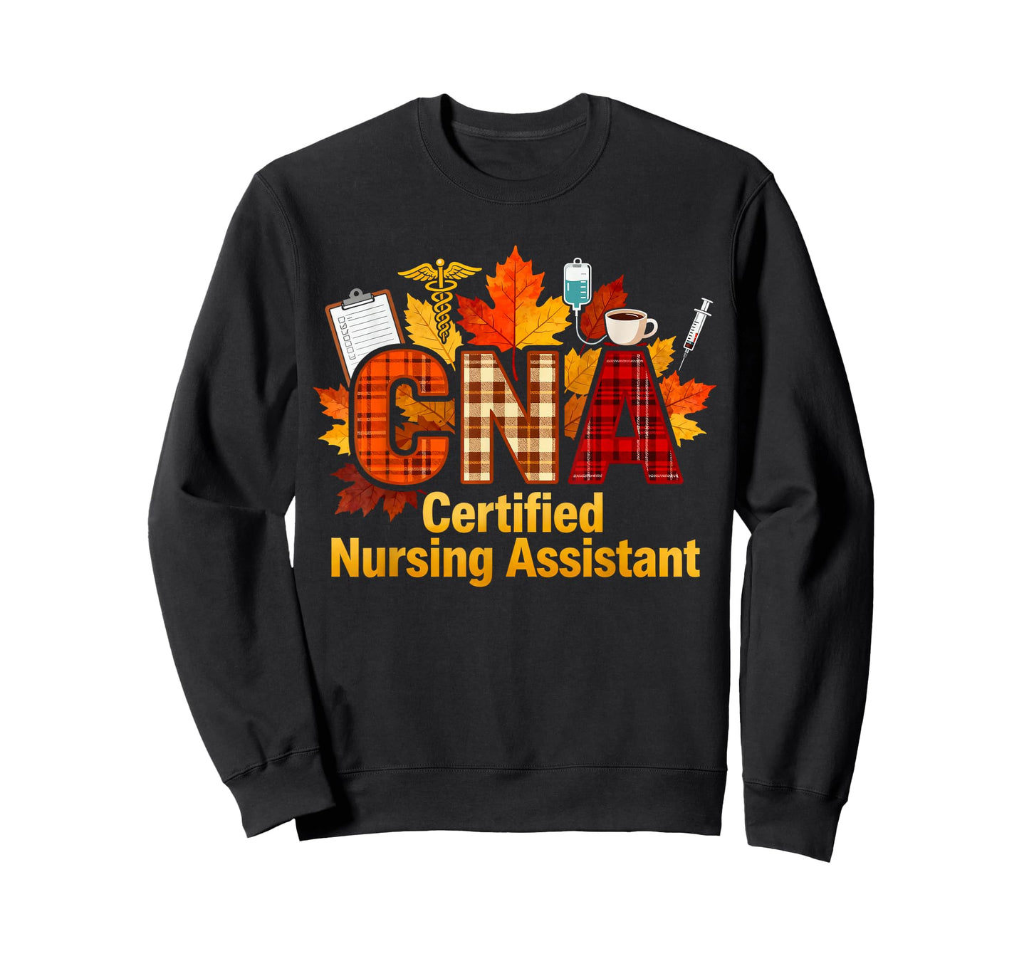 CNA Certified Nursing Assistant Fall Thanksgiving Nurse T-Shirt