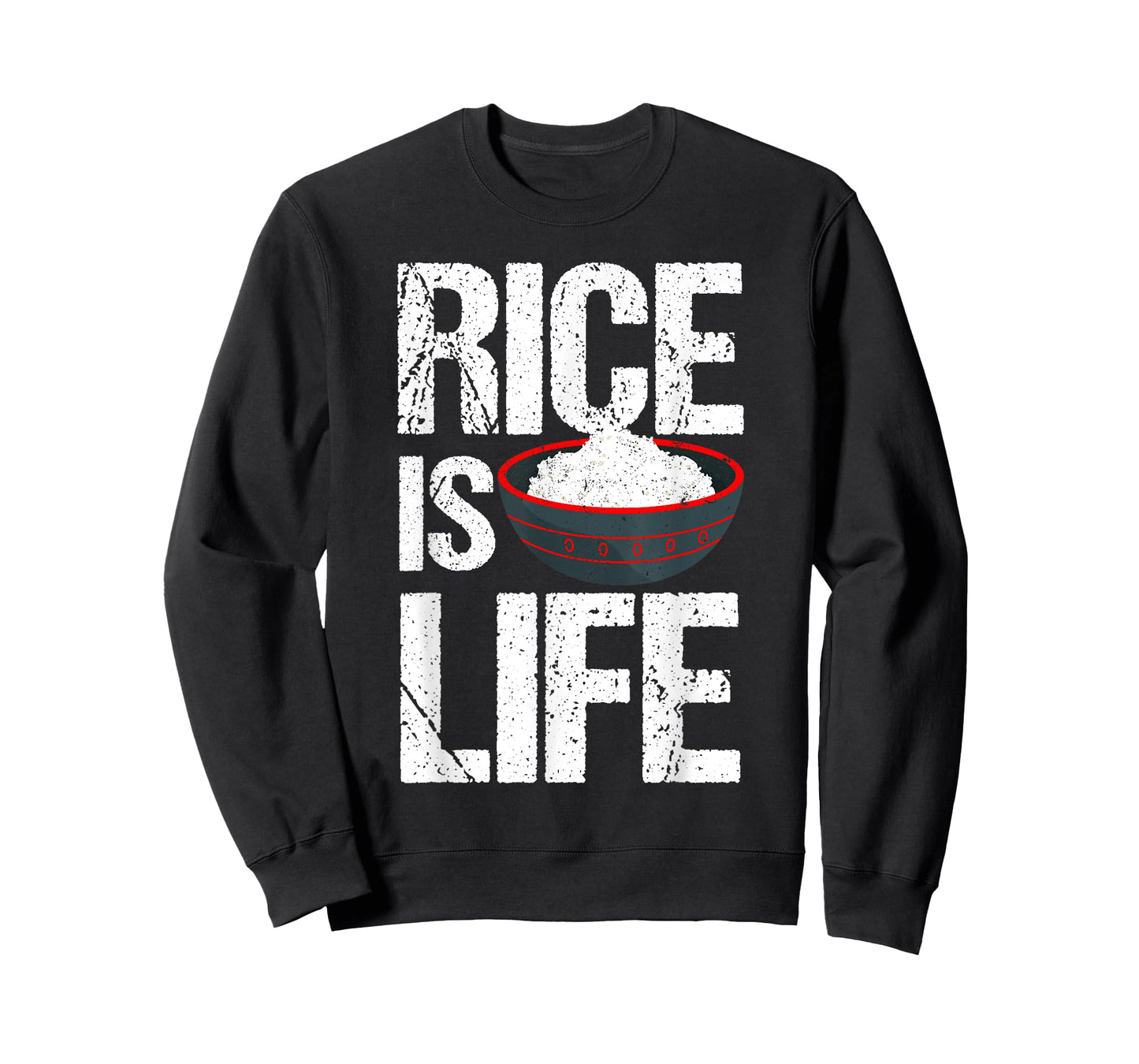 Cool Rice Is Life Art Men Women Asian Filipino Japanese Food T-Shirt