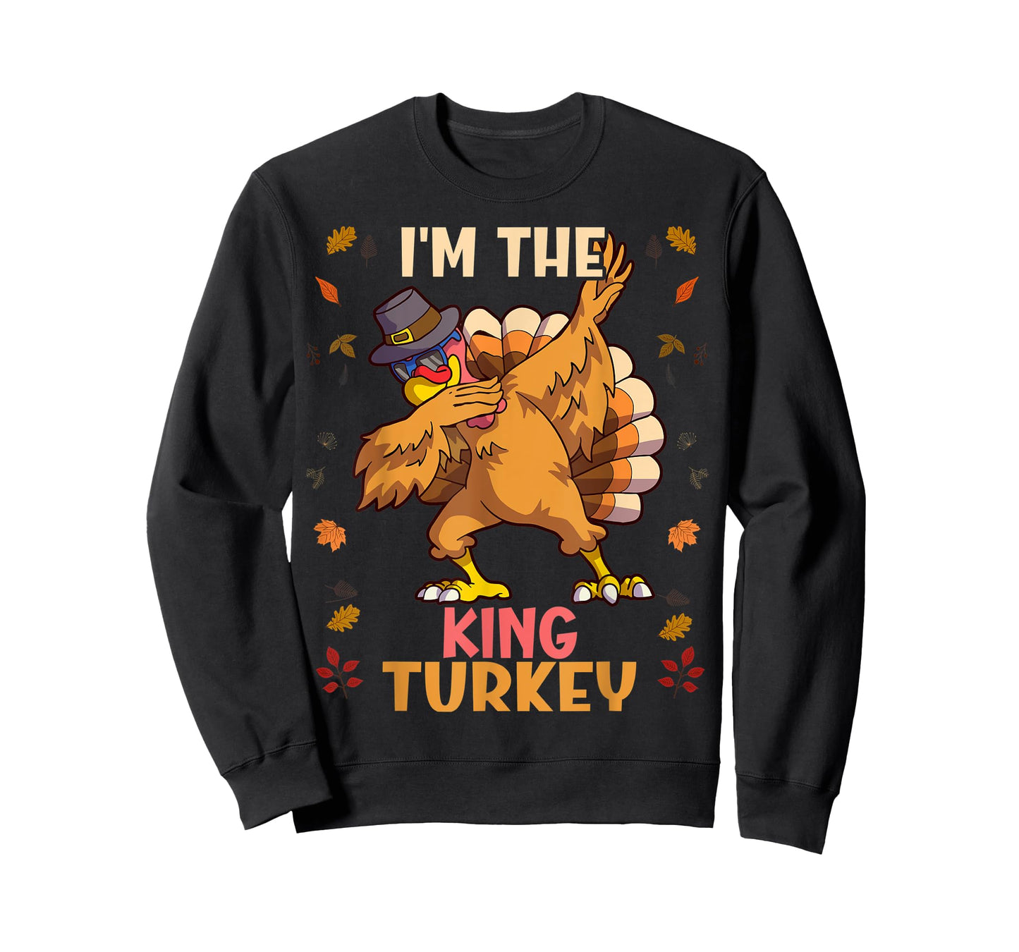 Thanksgiving Family Matching I'm The King Turkey Funny T-Shirt