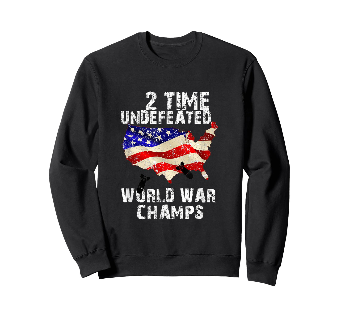 Two Times Undefeated World War Champs For A Veteran T-Shirt