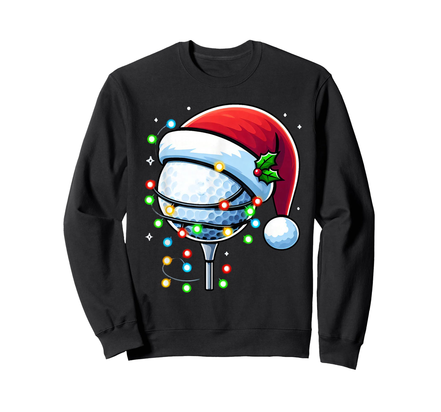 Christmas Golf Xmas Santa Golf Lover Men Boys Girls Kids T-Shirt